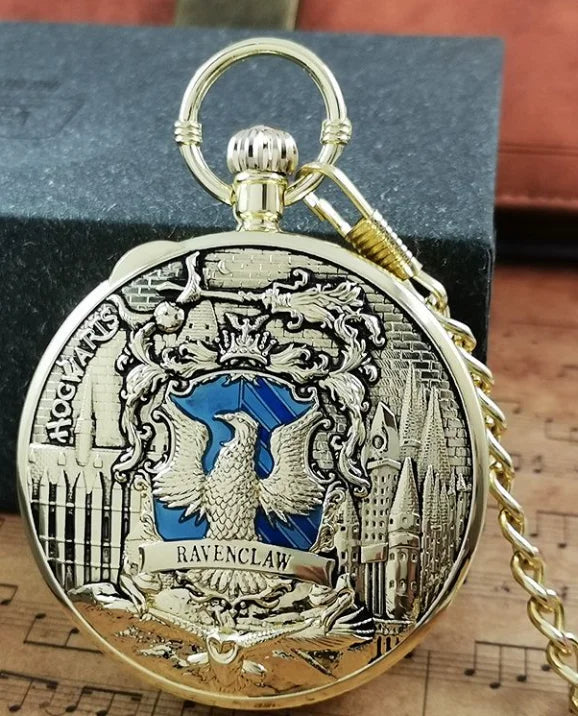 Wizard House Pocket Watch Music Box – 4 House Collection