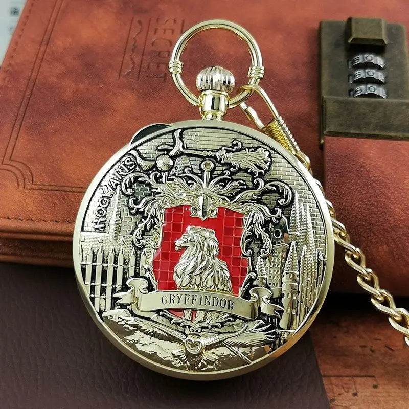 Wizard House Pocket Watch Music Box – 4 House Collection