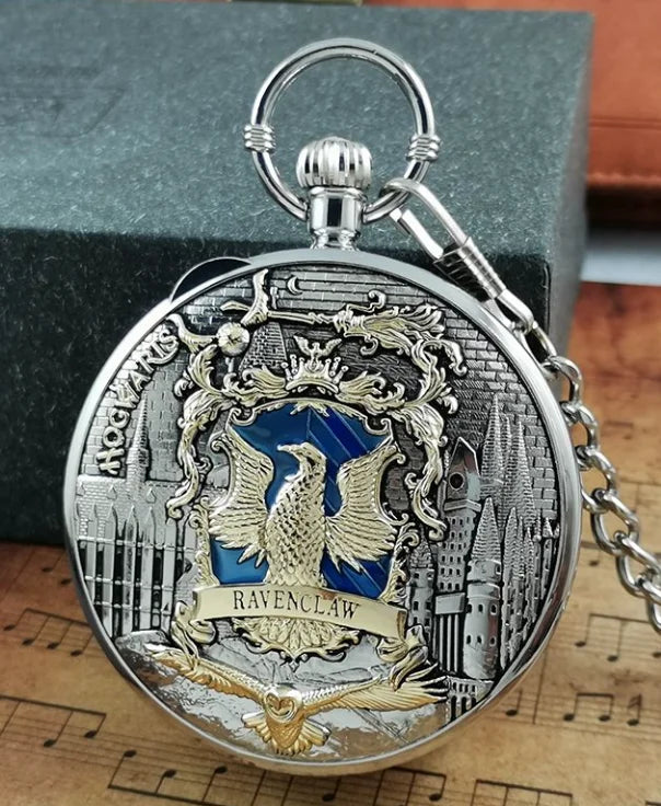 Wizard House Pocket Watch Music Box – 4 House Collection