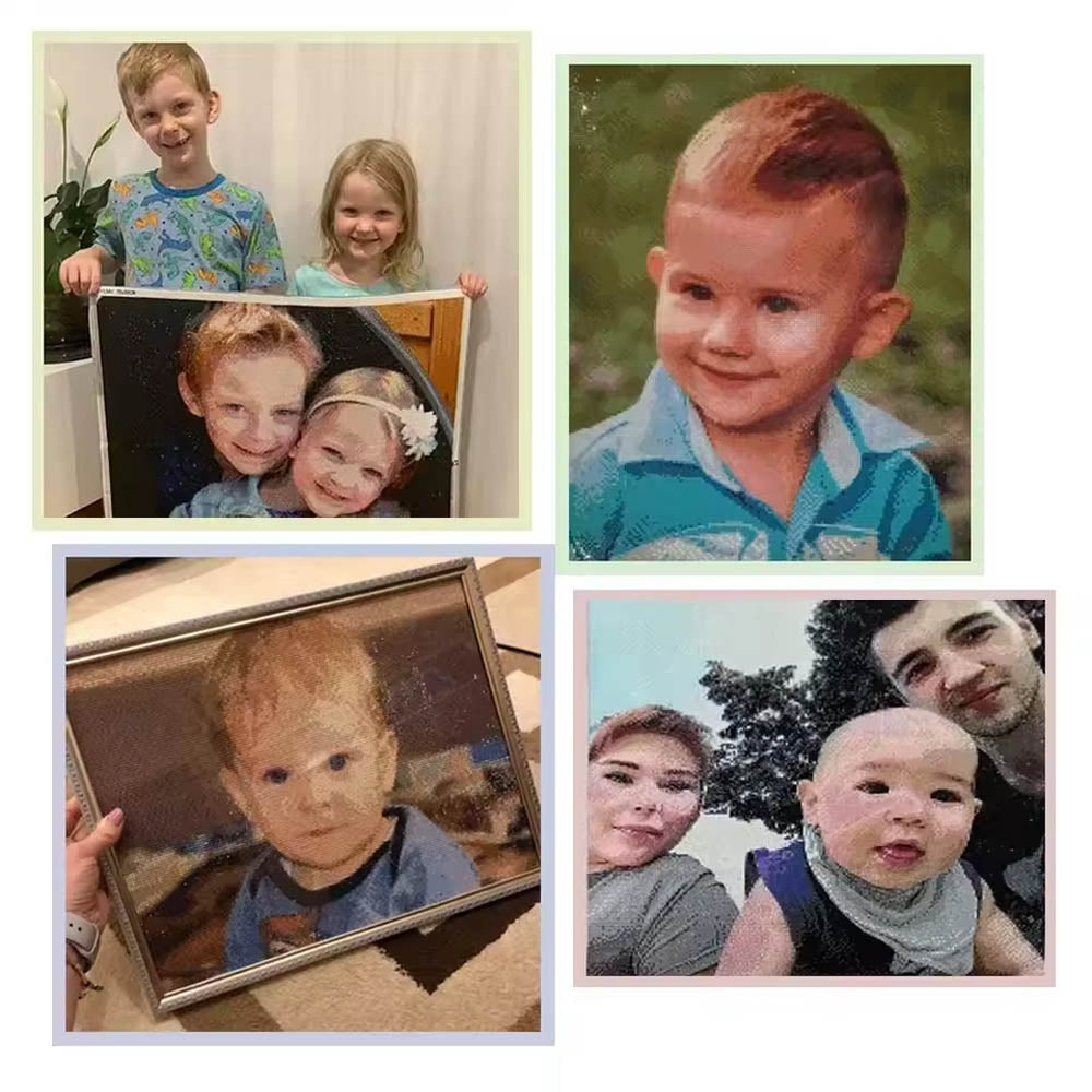 Custom Diamond Painting Kit – Personal Photo or Design