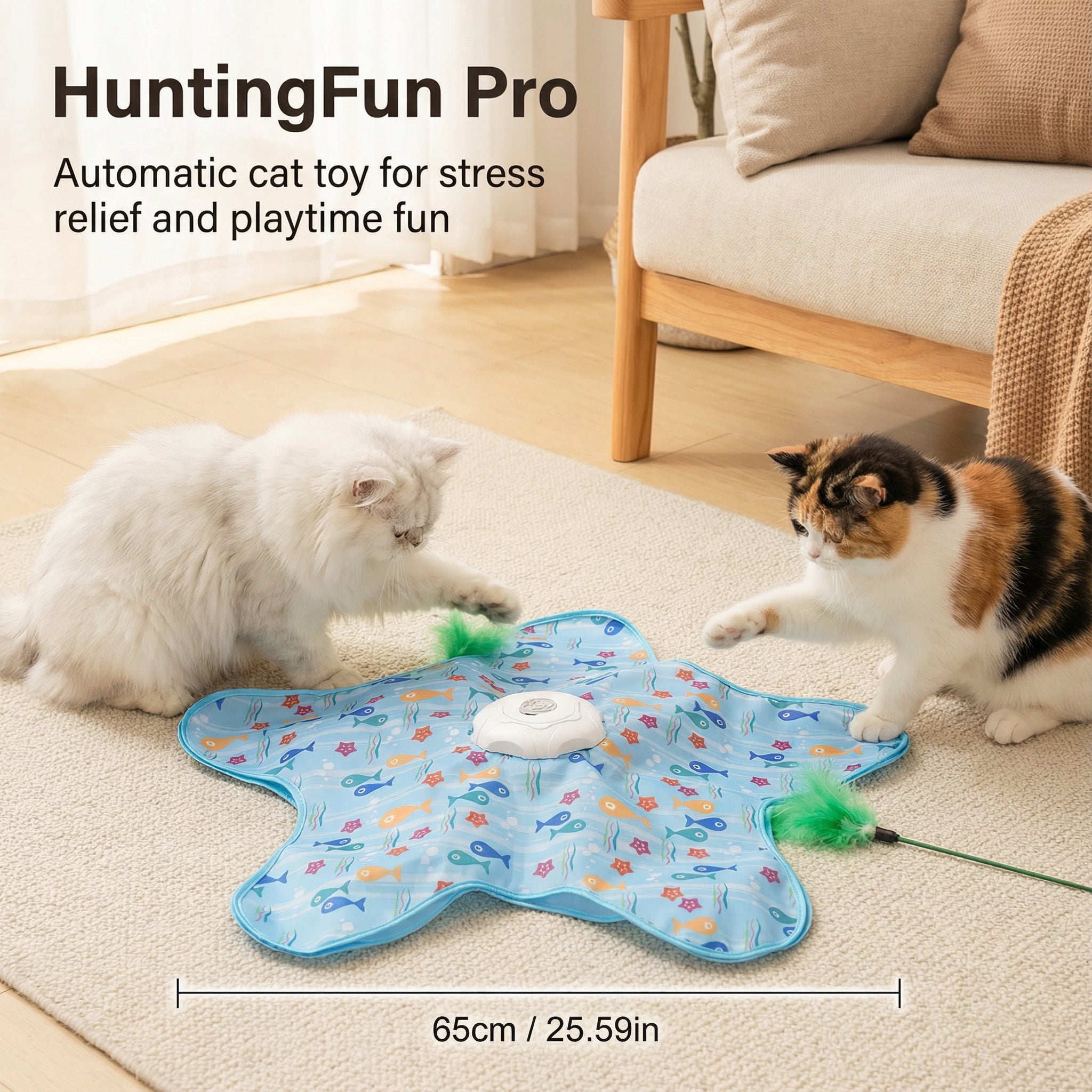 Interactive Star Cat Toy – Chew & Hunting Enrichment Toy