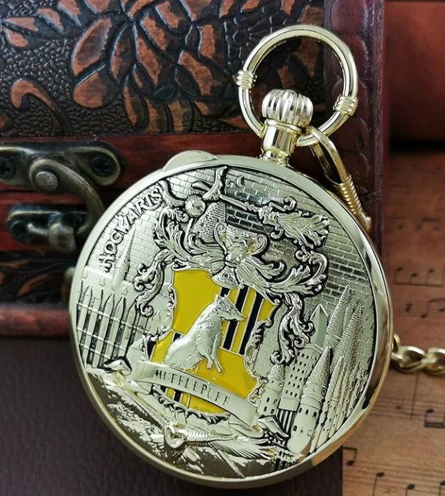 Wizard House Pocket Watch Music Box – 4 House Collection