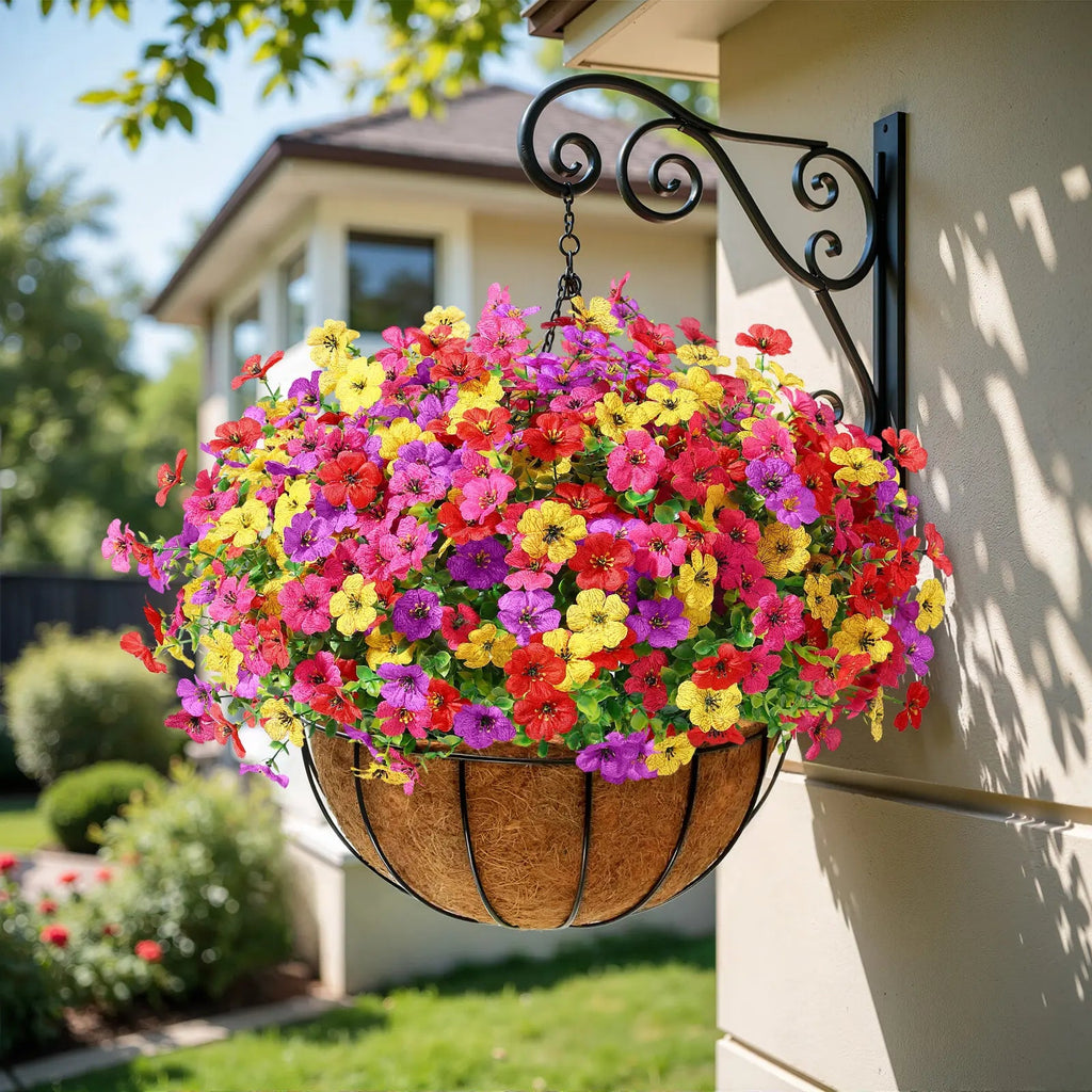 UV Resistant Faux Daisy Flowers – Outdoor Spring Porch & Garden Decor