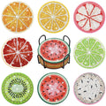 8PCS DIY Diamond Painting Coasters – Fruit Style