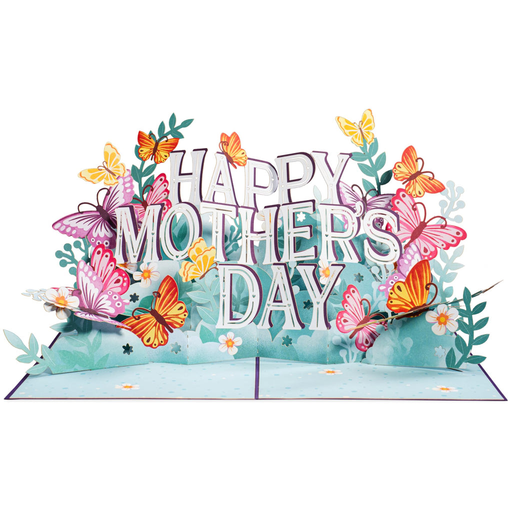 Happy Mother’s Day 3D Pop-Up Card – Surprise Gift Card with Note Tag