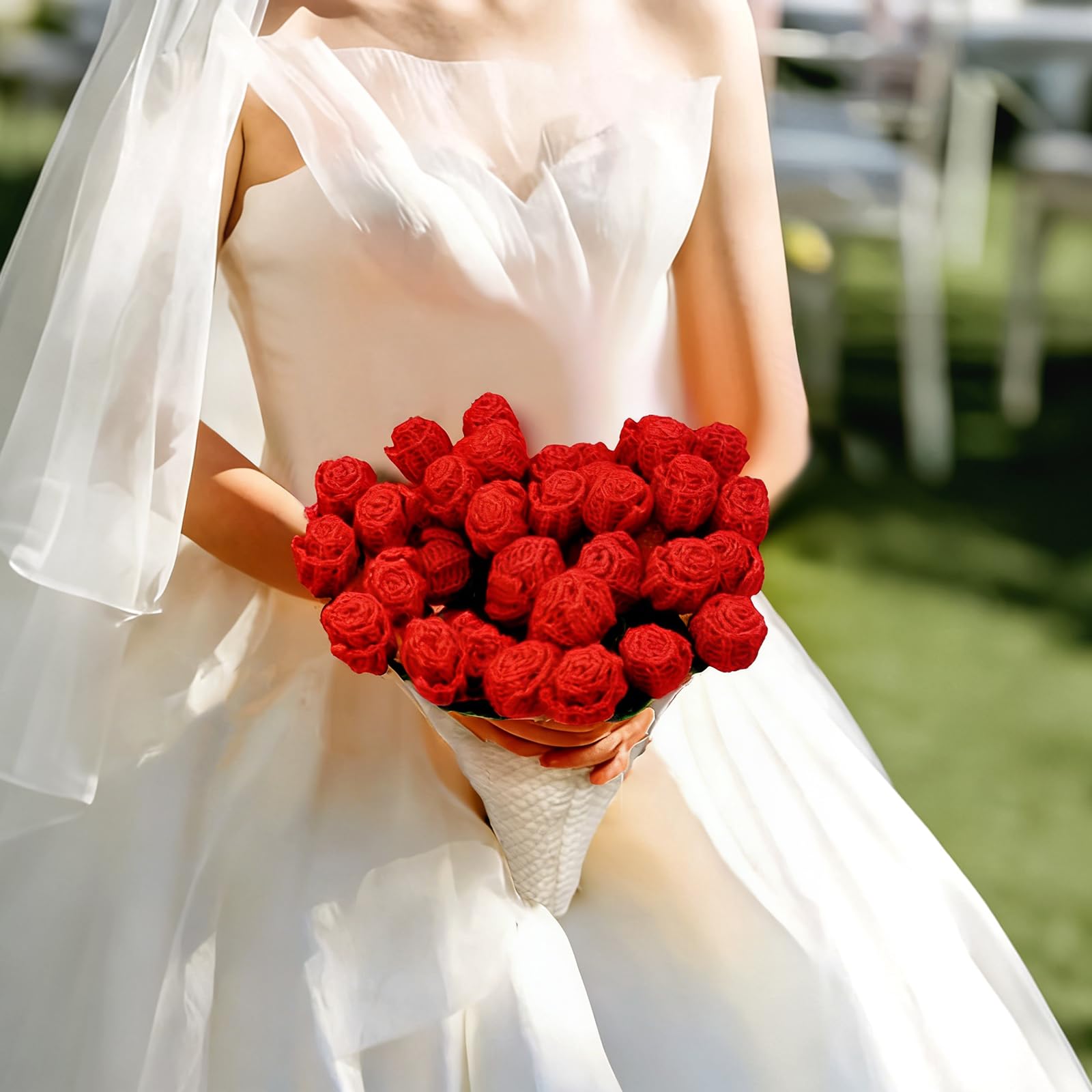 Rose Bouquet Crochet Blanket – Flower Blanket Gift