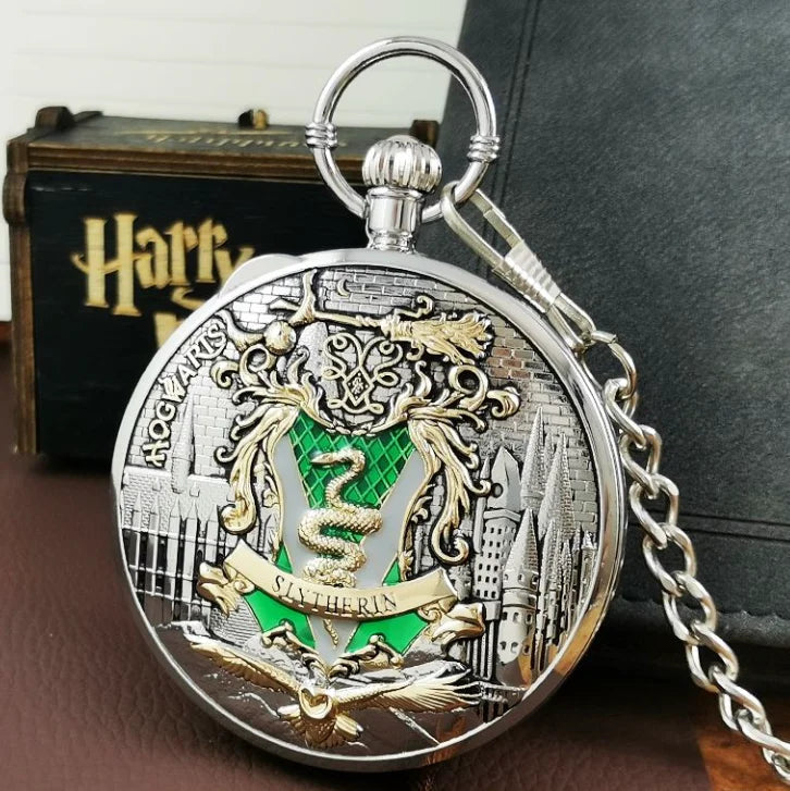 Wizard House Pocket Watch Music Box – 4 House Collection